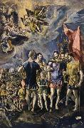 El Greco The Martyrdom of St Maurice Sweden oil painting artist